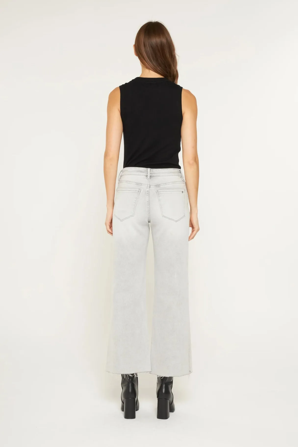 Mid Rise Wide Leg by Mica Denim