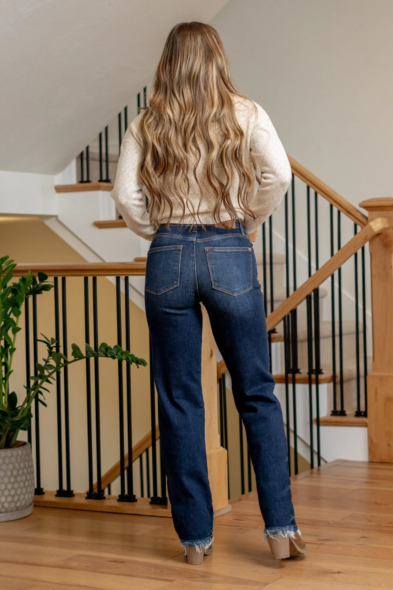 Midnight Horizon Mid Rise Straight Leg Regular & Plus Sizes