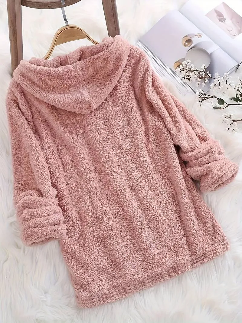 Mikaela – Comfortable Women's Warm Fleece Hoodie