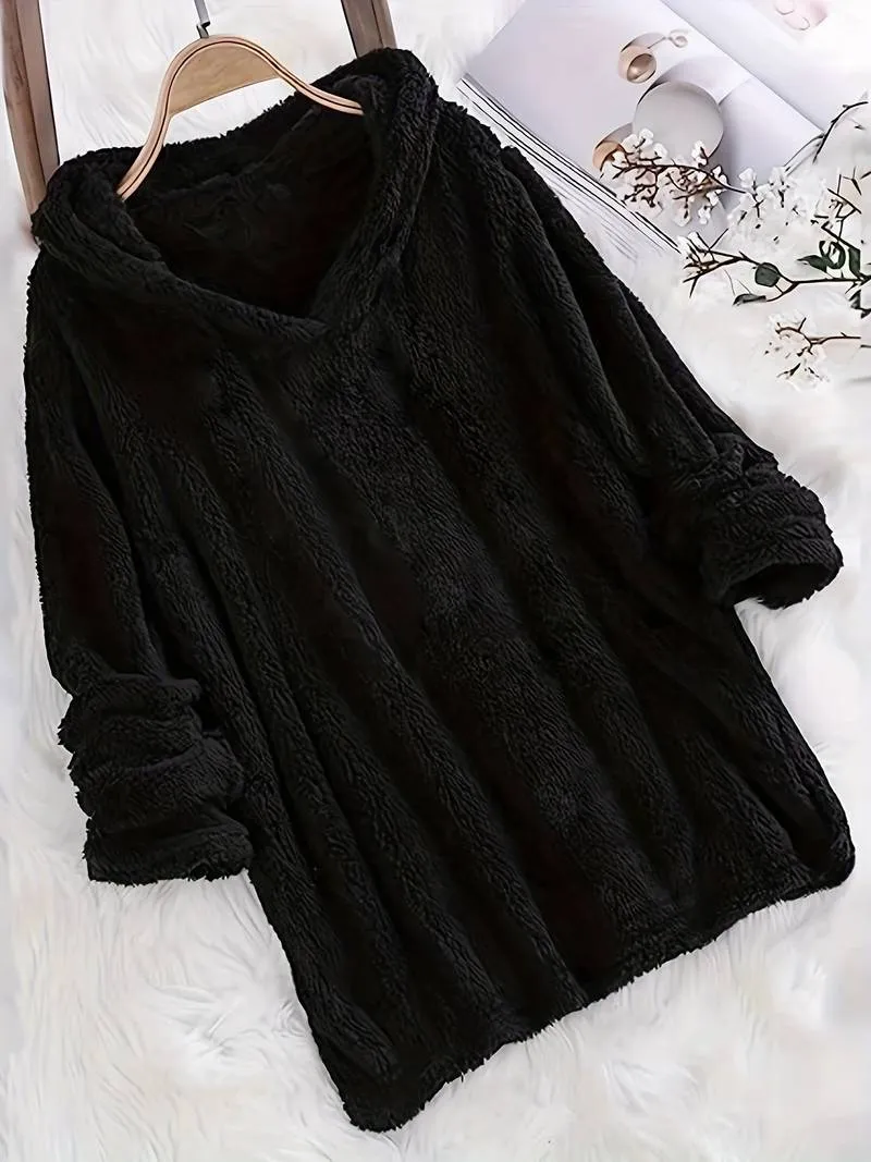 Mikaela – Comfortable Women's Warm Fleece Hoodie