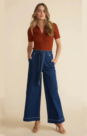 MINKPINK Marjo Wide Leg Jeans