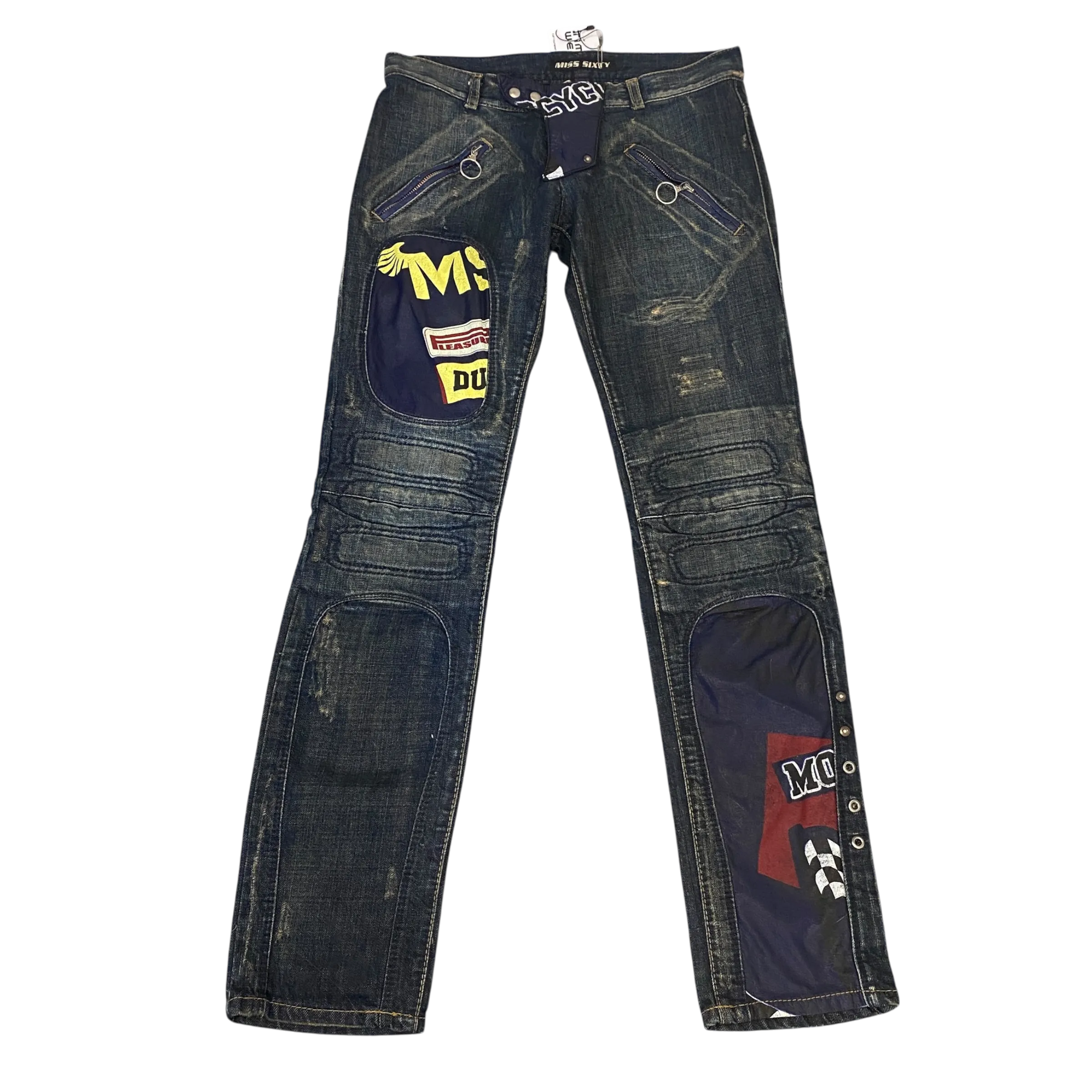 Miss Sixty Moto Skinny Jeans (XS/S)