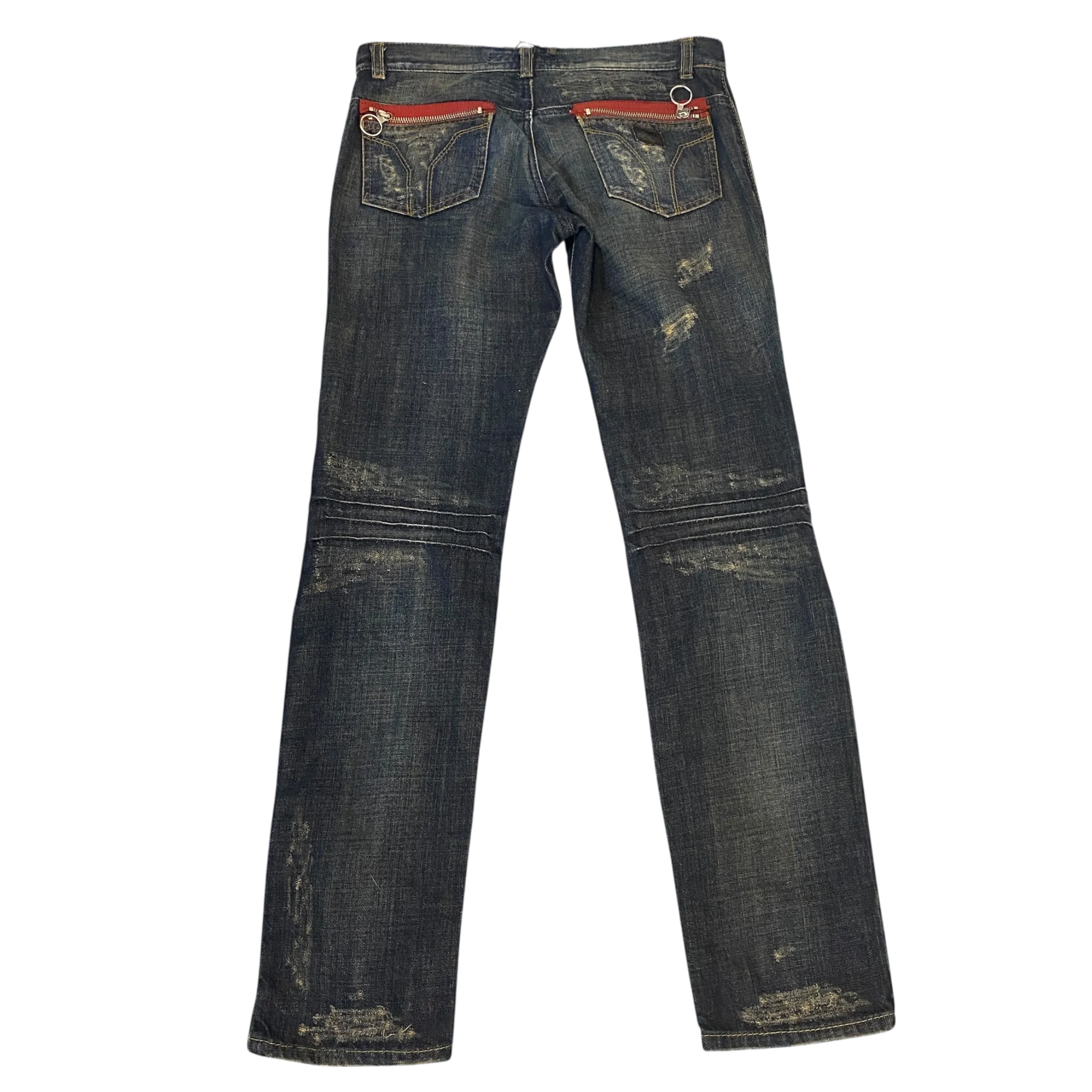 Miss Sixty Moto Skinny Jeans (XS/S)