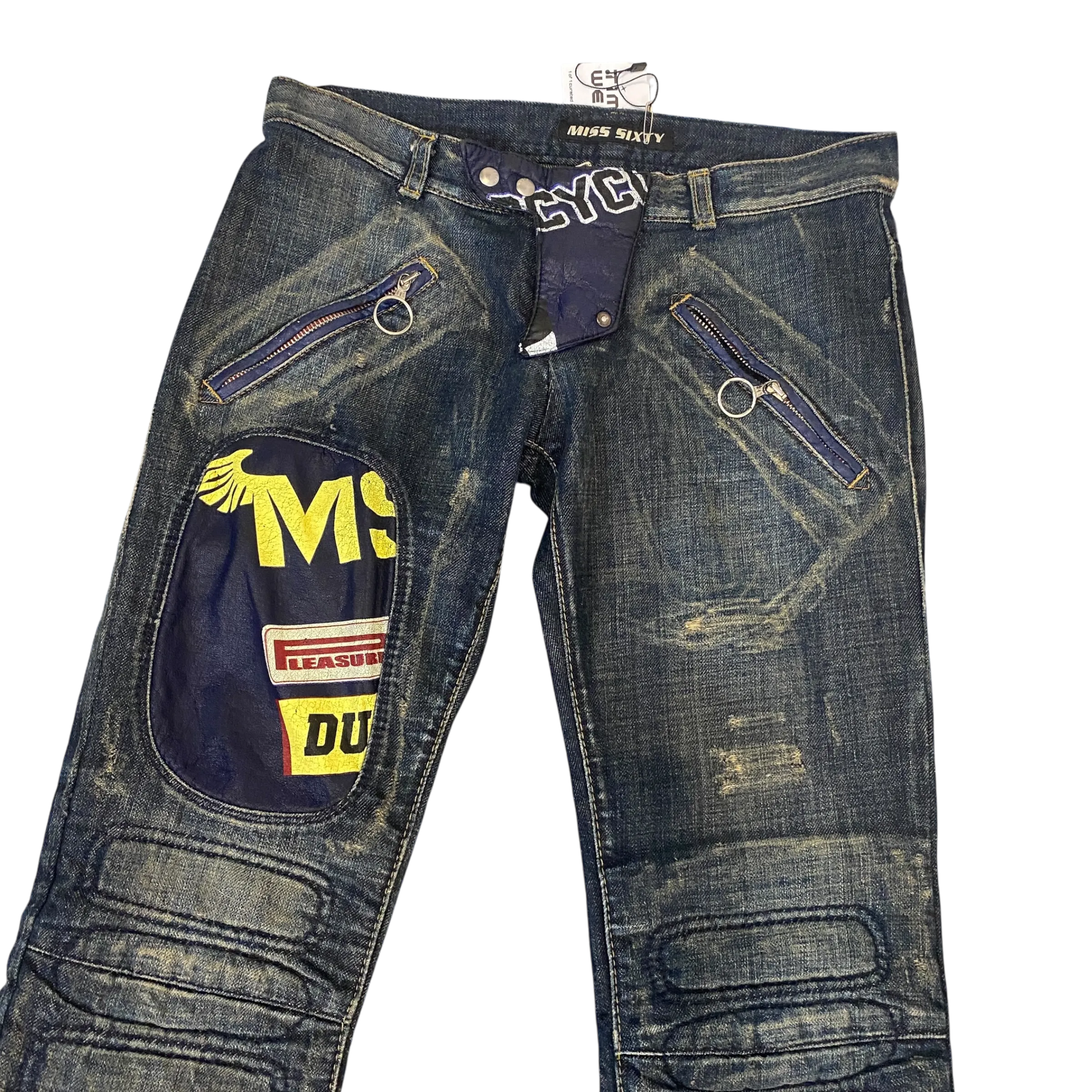 Miss Sixty Moto Skinny Jeans (XS/S)