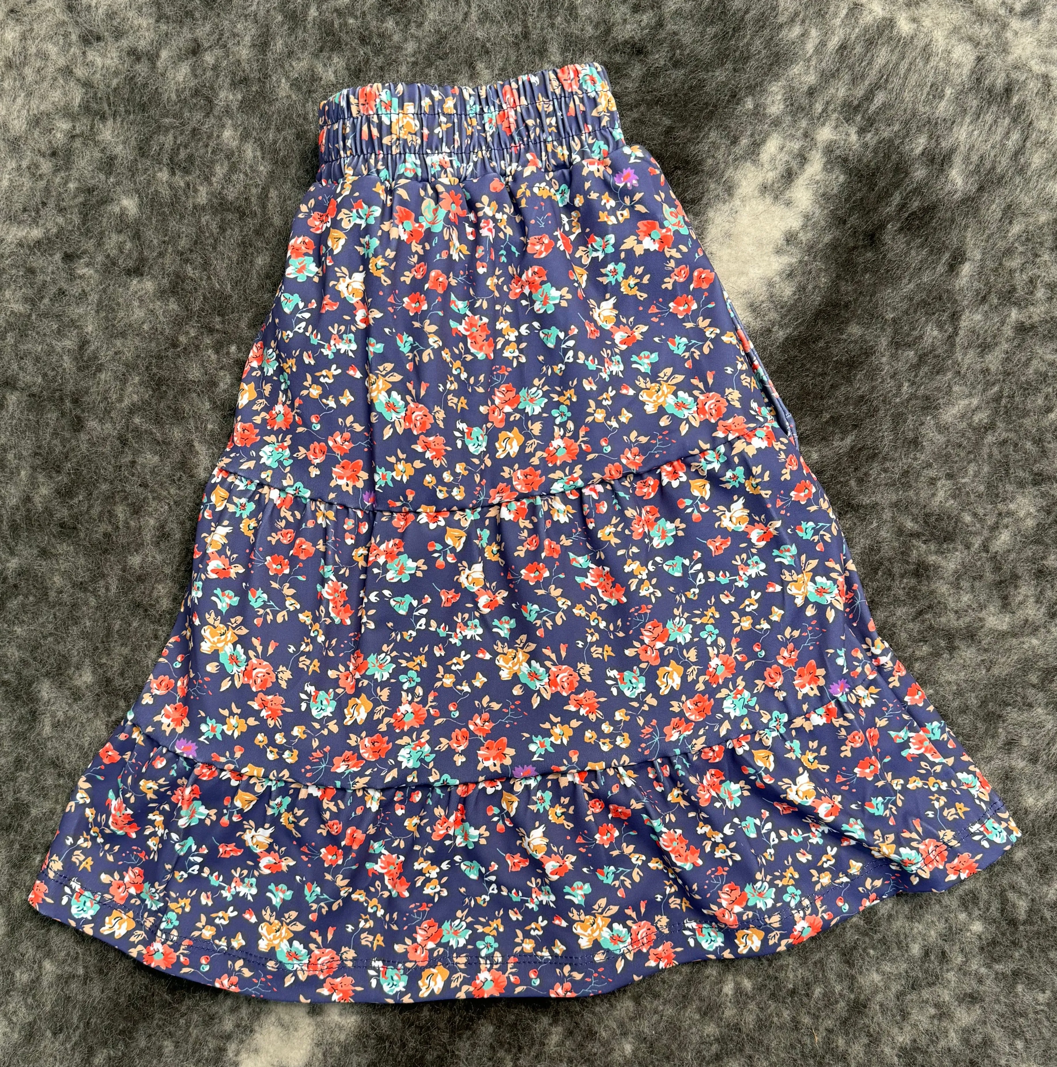 MM Shelby Skort-Periwinkle Floral