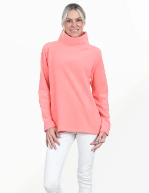 Mock Neck Fleece Top
