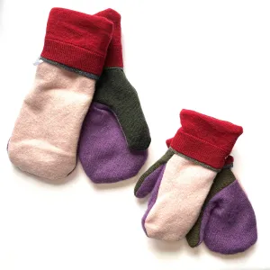 Mommy & Me Mittens - Pink, Purple & Red - 615