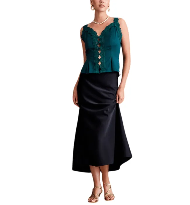 Monroe Satin Skirt