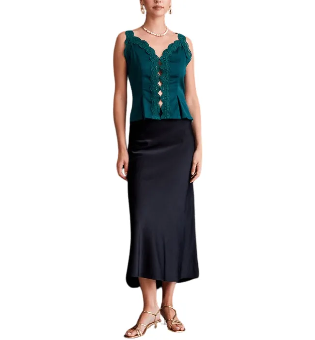 Monroe Satin Skirt