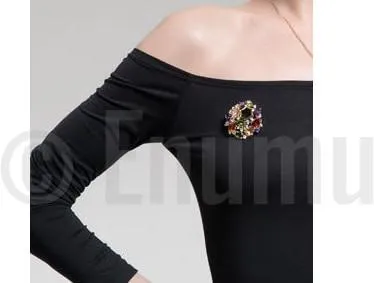 Multi Colour Brooch or Saree Pin
