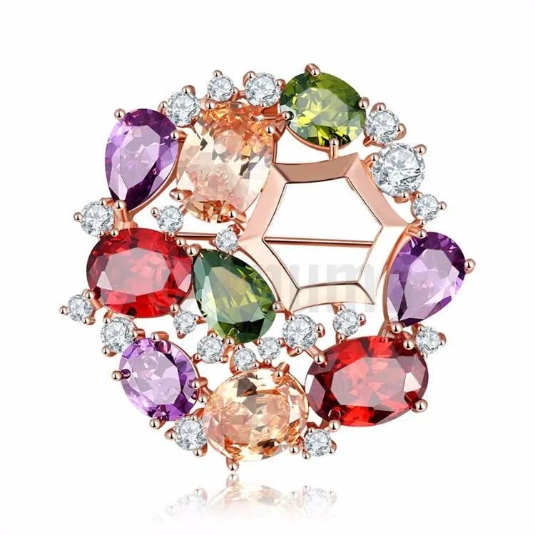 Multi Colour Brooch or Saree Pin