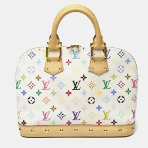 Multicolor Monogram Canvas Alma PM Satchel