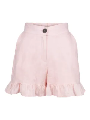 Mynthe Linen Shorts Dusty Pink