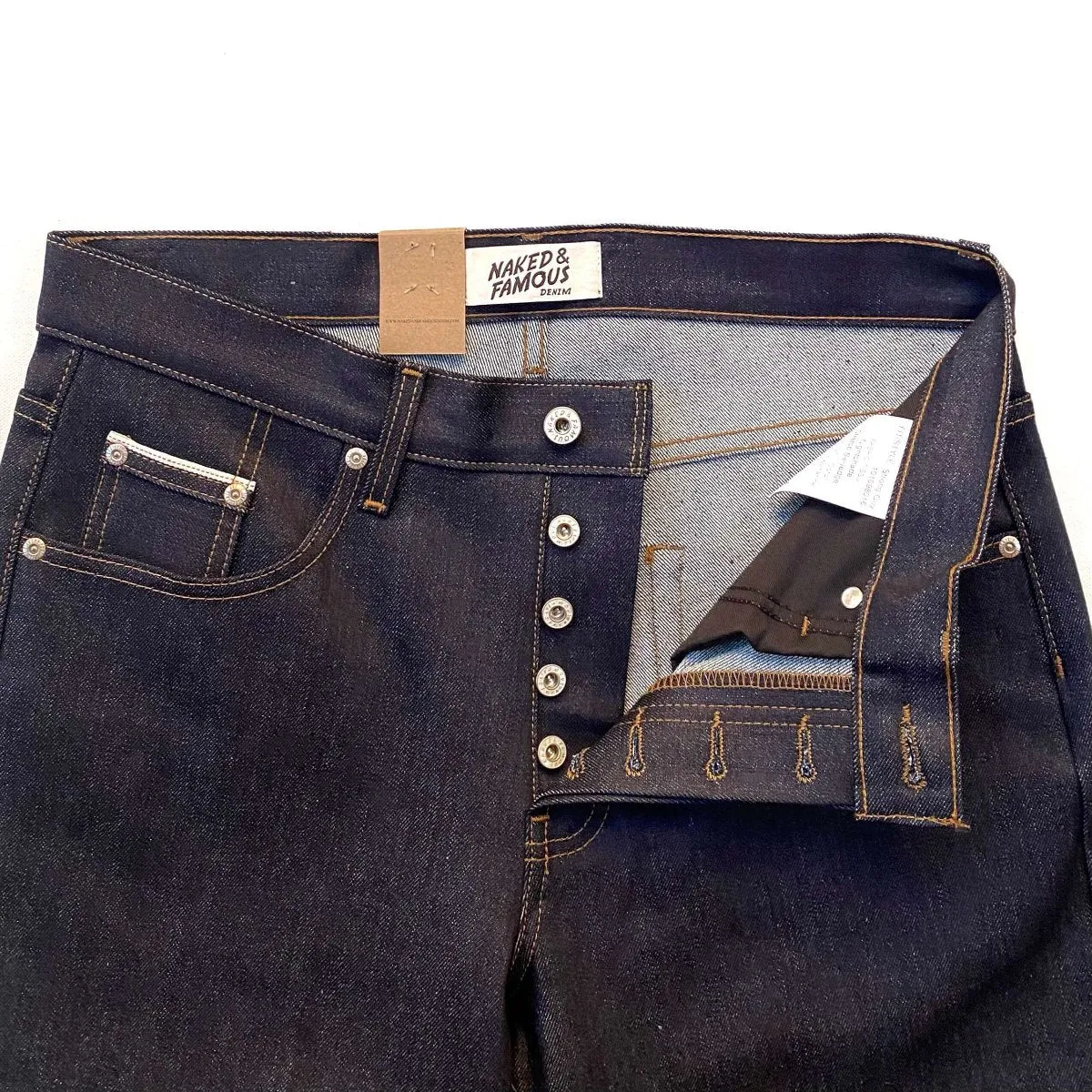 Naked & Famous Denim Nightshade Stretch Selvedge - Strong Guy Jeans