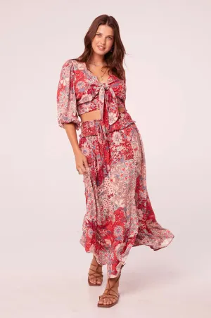 Natalia Smocked Maxi Skirt