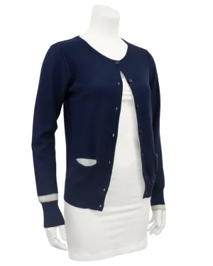 Navy Blue Cardigan
