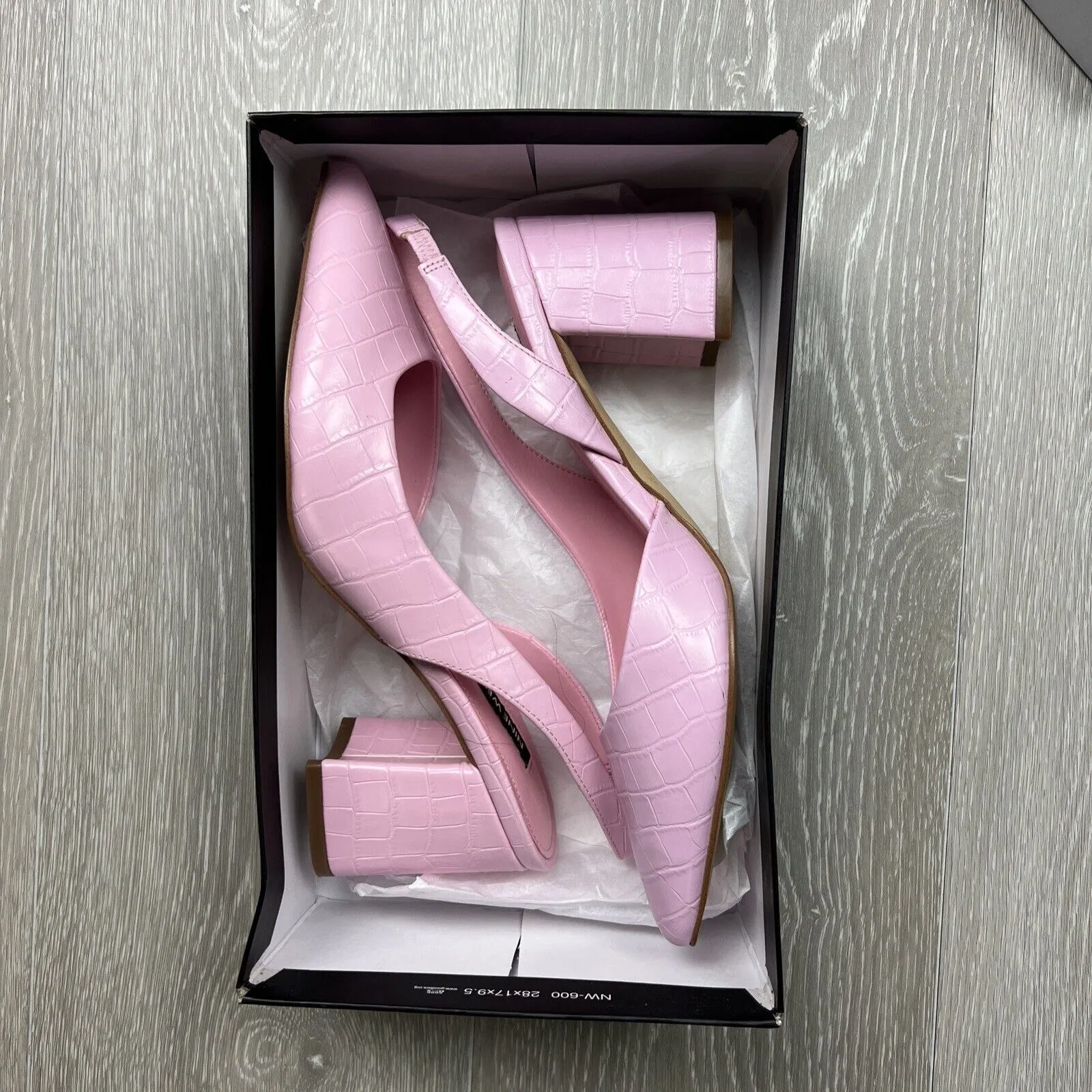 Nine West Womens Pink Womens Heels Shoes Pumps Size 8