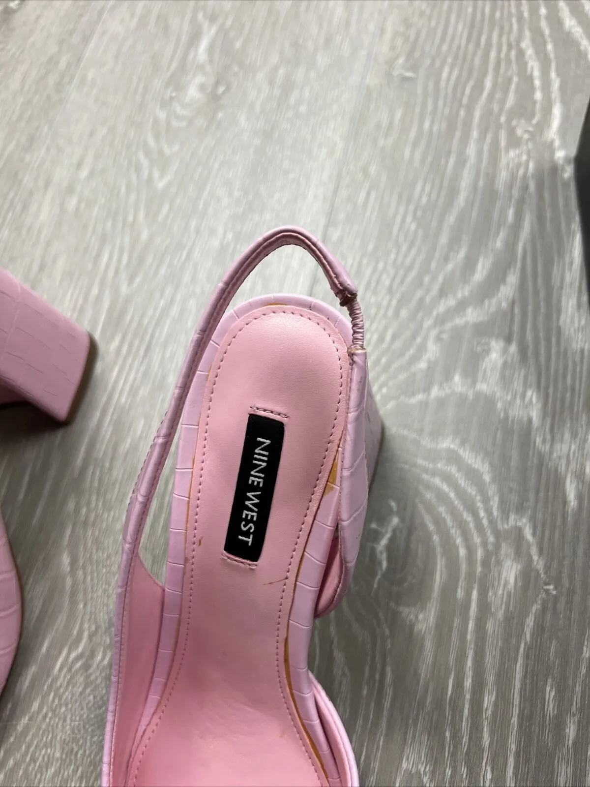 Nine West Womens Pink Womens Heels Shoes Pumps Size 8