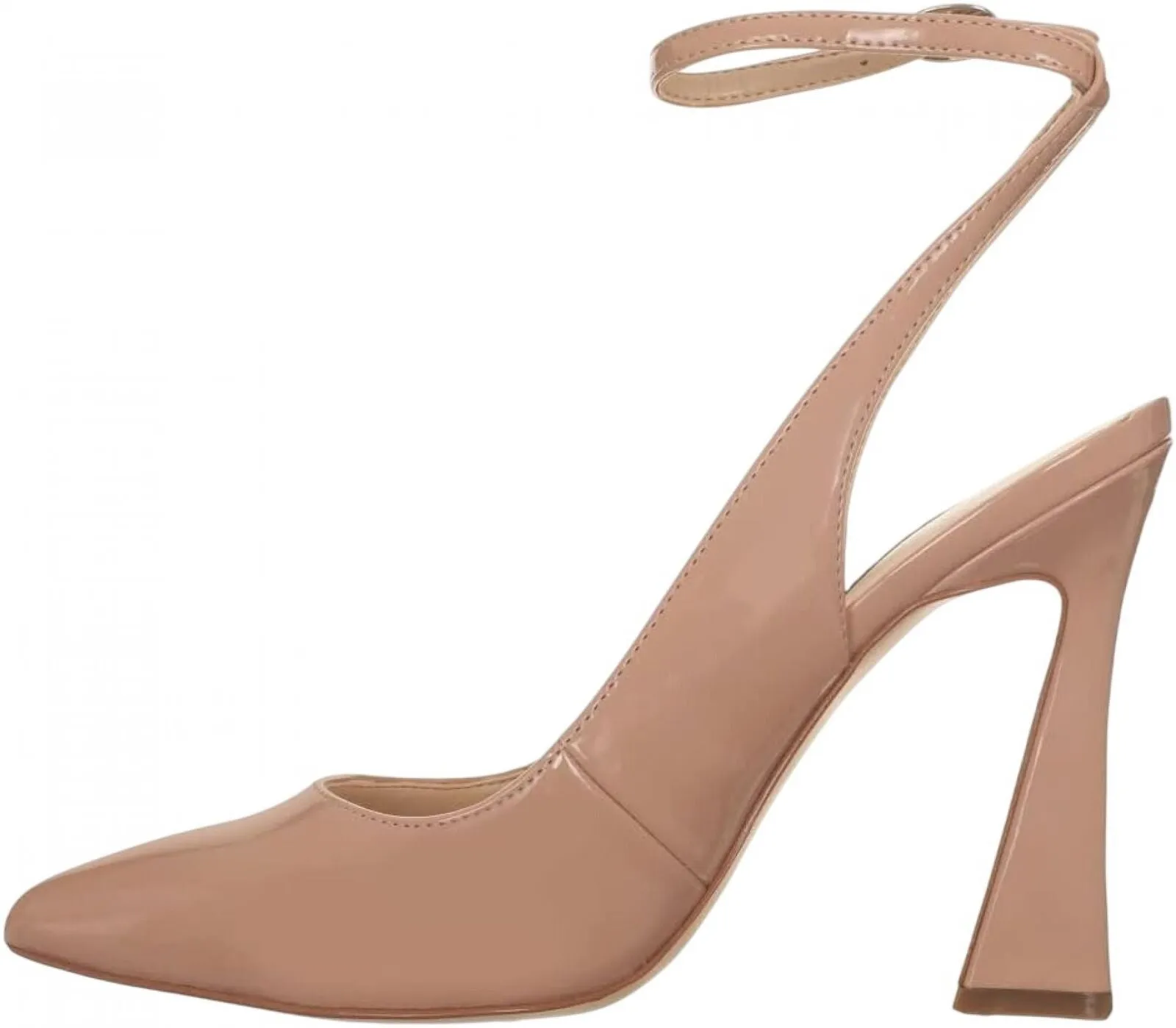 Nine West Womens Tabita3 Pump Heels WNTABITA3 Natural Leather Brown 5M
