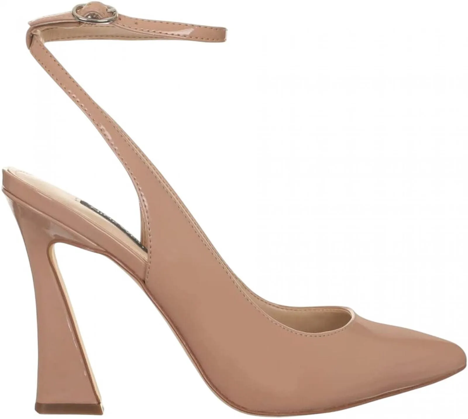 Nine West Womens Tabita3 Pump Heels WNTABITA3 Natural Leather Brown 5M
