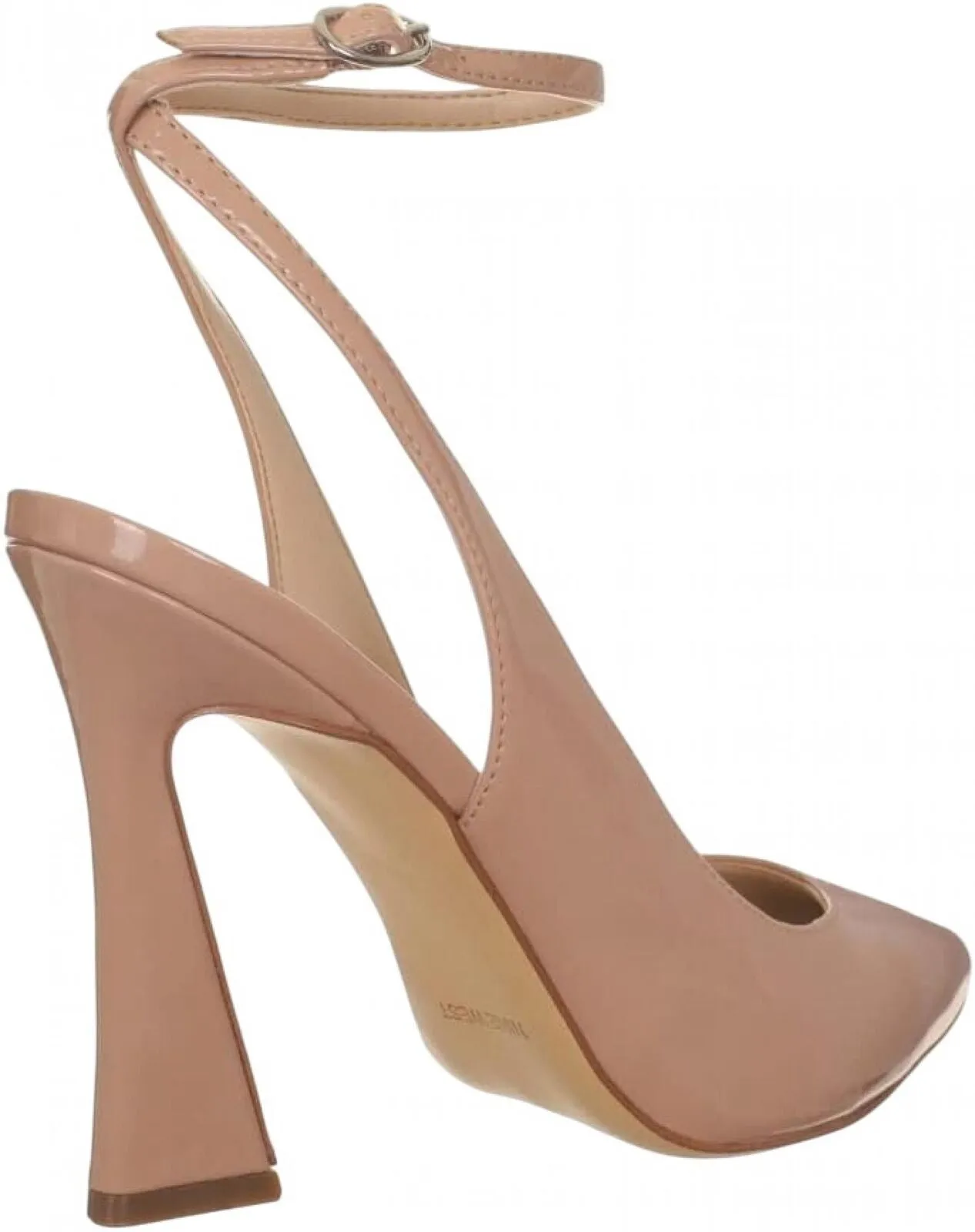 Nine West Womens Tabita3 Pump Heels WNTABITA3 Natural Leather Brown 5M