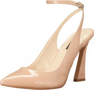 Nine West Womens Tabita3 Pump Heels WNTABITA3 Natural Leather Brown 5M
