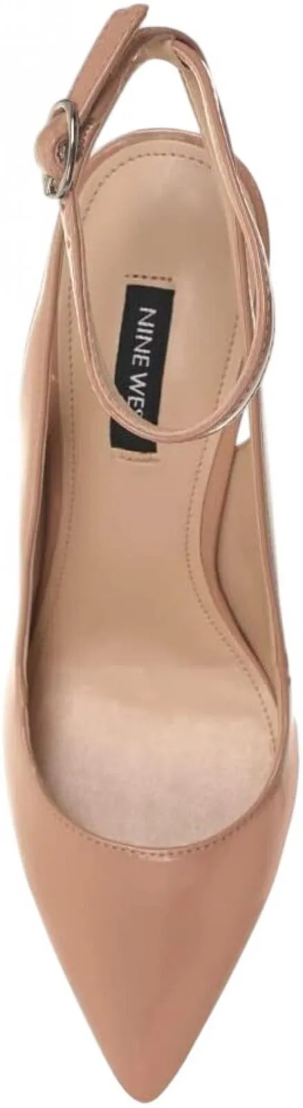 Nine West Womens Tabita3 Pump Heels WNTABITA3 Natural Leather Brown 5M