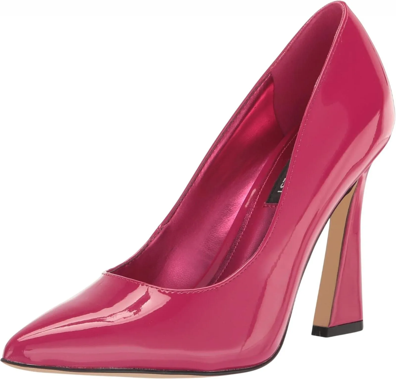 Nine West Womens Trendz Pump Heels WNTRENDZ3DARK MAGEN Dark Pink 6M