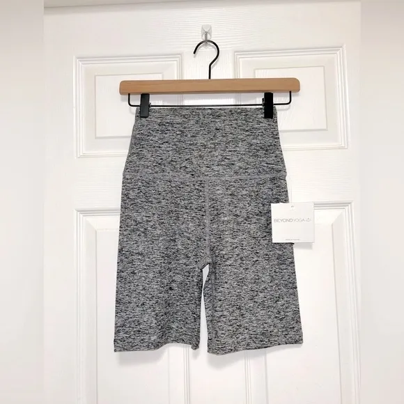 NWT Beyond Yoga Spacedye High Waisted Biker Yoga Shorts