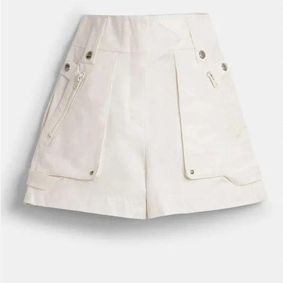 NWT COACH 1941 Ivory High waisted Shorts