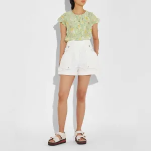 NWT COACH 1941 Ivory High waisted Shorts