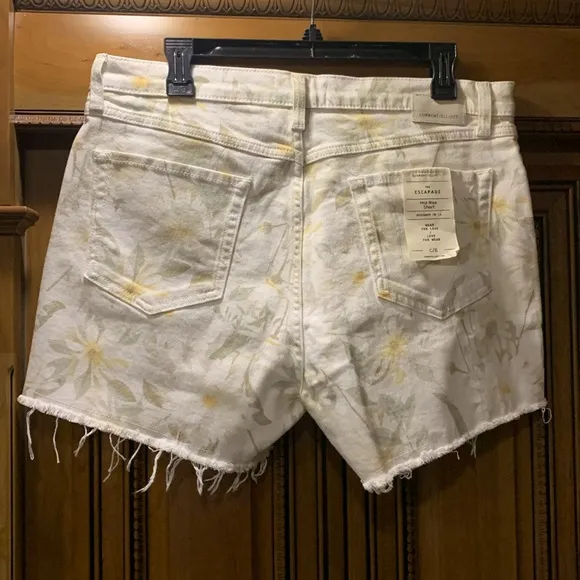 NWT Current/Elliott The Escapade High Waist Denim Cutoff Shorts Size 31
