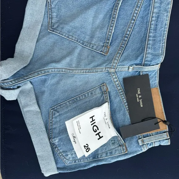 NWT high waisted, distressed Rag &amp; Bone cut offs