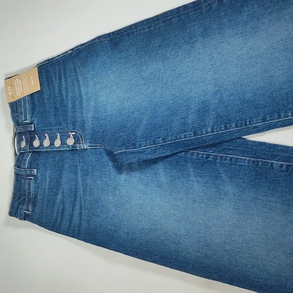 NWT Madewell The Perfect Vintage Wide Leg Jeans 24