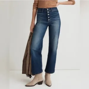 NWT Madewell The Perfect Vintage Wide Leg Jeans 24