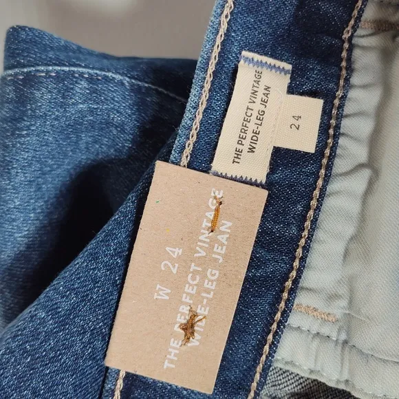 NWT Madewell The Perfect Vintage Wide Leg Jeans 24