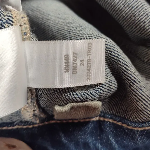 NWT Madewell The Perfect Vintage Wide Leg Jeans 24