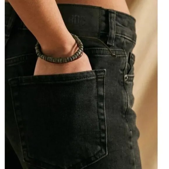 NWT Urban Outfitters BDG Black Shorts Size 30 A Line Denim