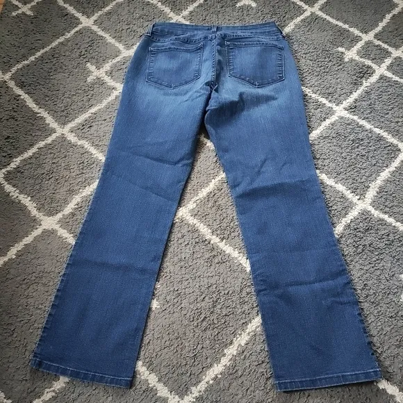 NYDJ Jeans Size 10P Petite Straight Leg Lift Tuck Technology