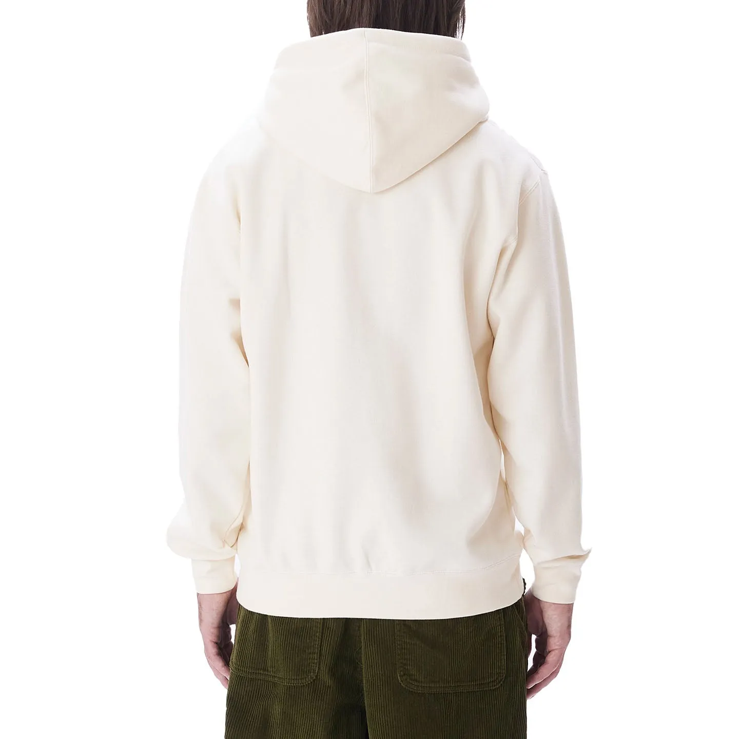 Obey lowercase hood Unbleached