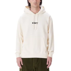 Obey lowercase hood Unbleached