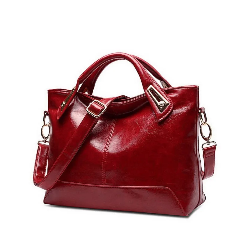 Oil Wax Leather Designer Handbags