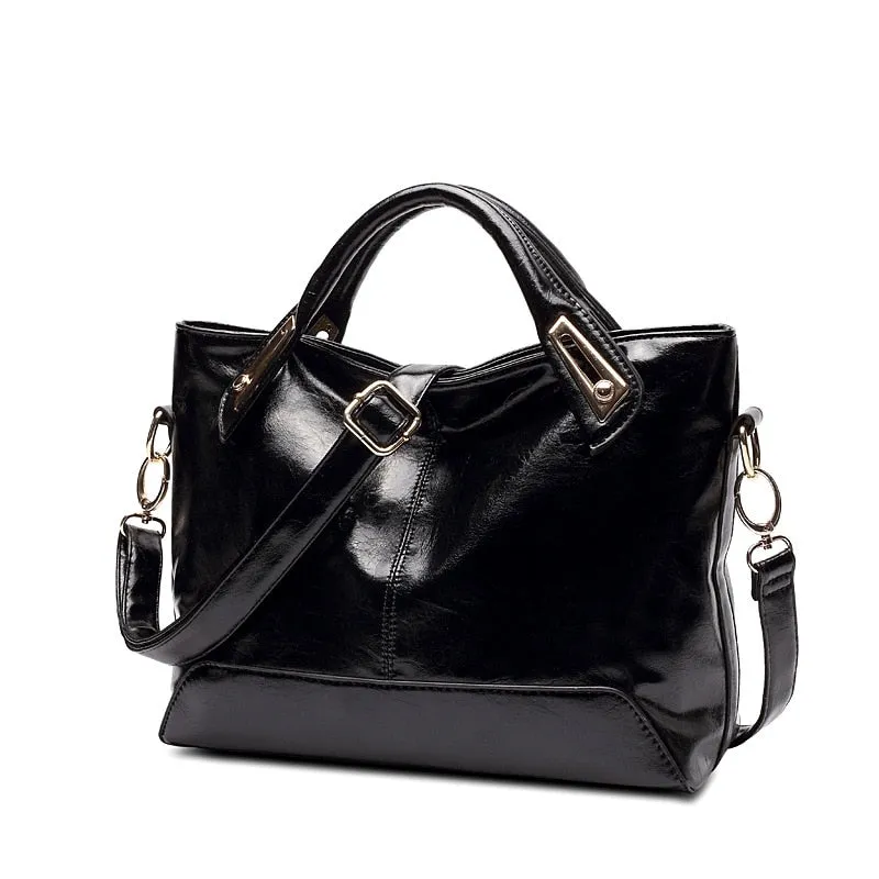 Oil Wax Leather Designer Handbags