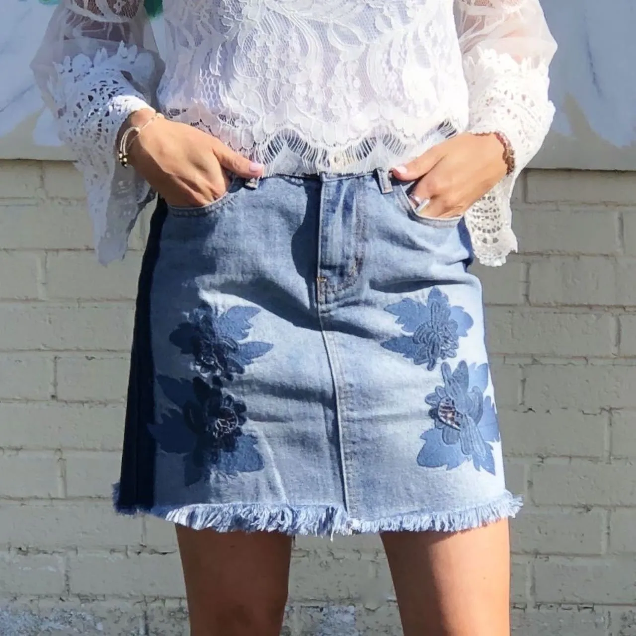 Oklahoma Denim Skirt