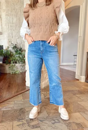 Olivia Wide Leg Jean by Vervet