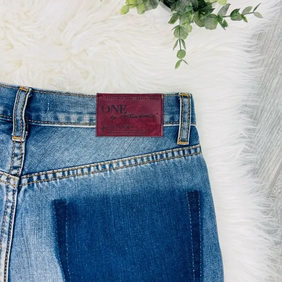 One X Oneteaspoon Outlaws Distress High waisted Denim Jean Shorts