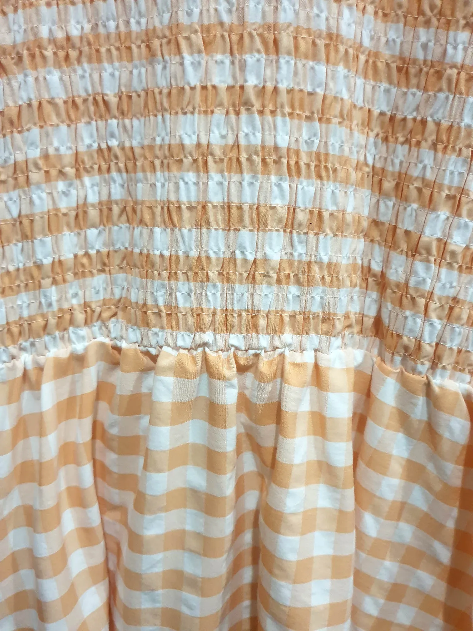 Orange Sherbet gingham dress size 20
