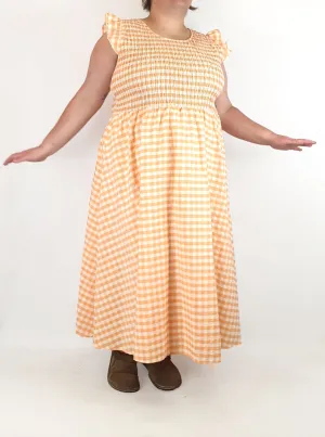 Orange Sherbet gingham dress size 20