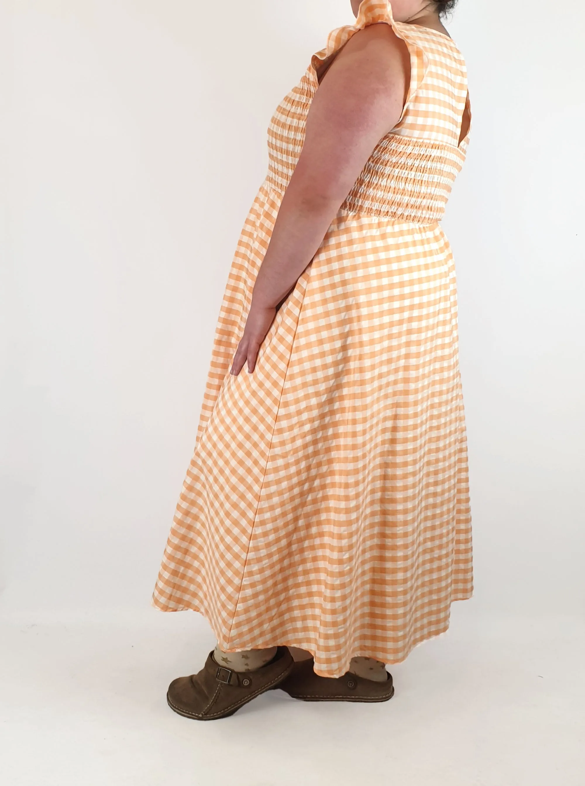 Orange Sherbet gingham dress size 20