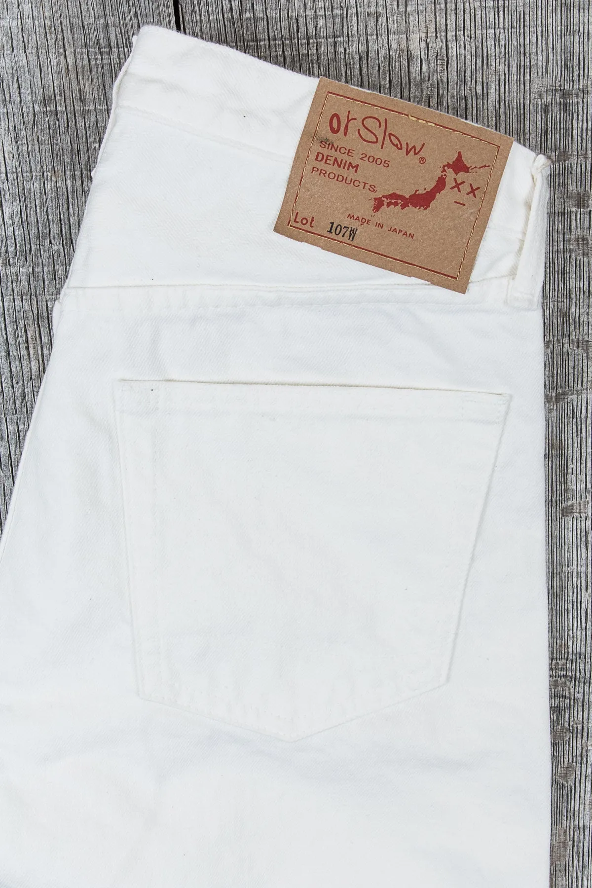 OrSlow 107 Slim Fit Jeans White